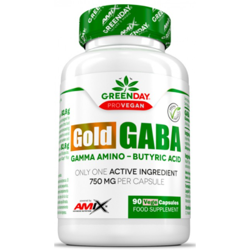 ГАМК (GABA), Amix ProVegan GABA, 90 вегетаріанських капсул