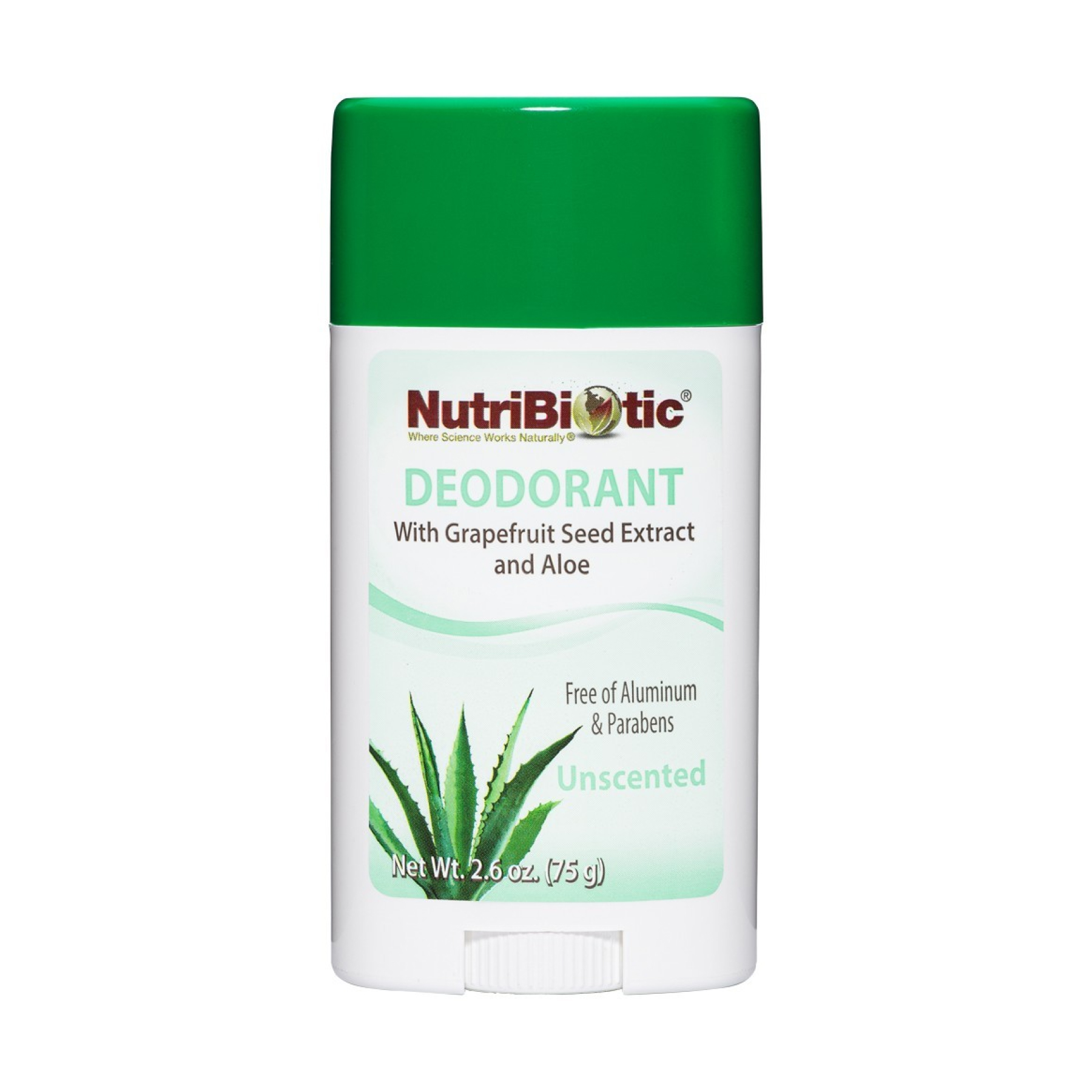 Дезодорант без запаха, NutriBiotic Deodorant, 75 г