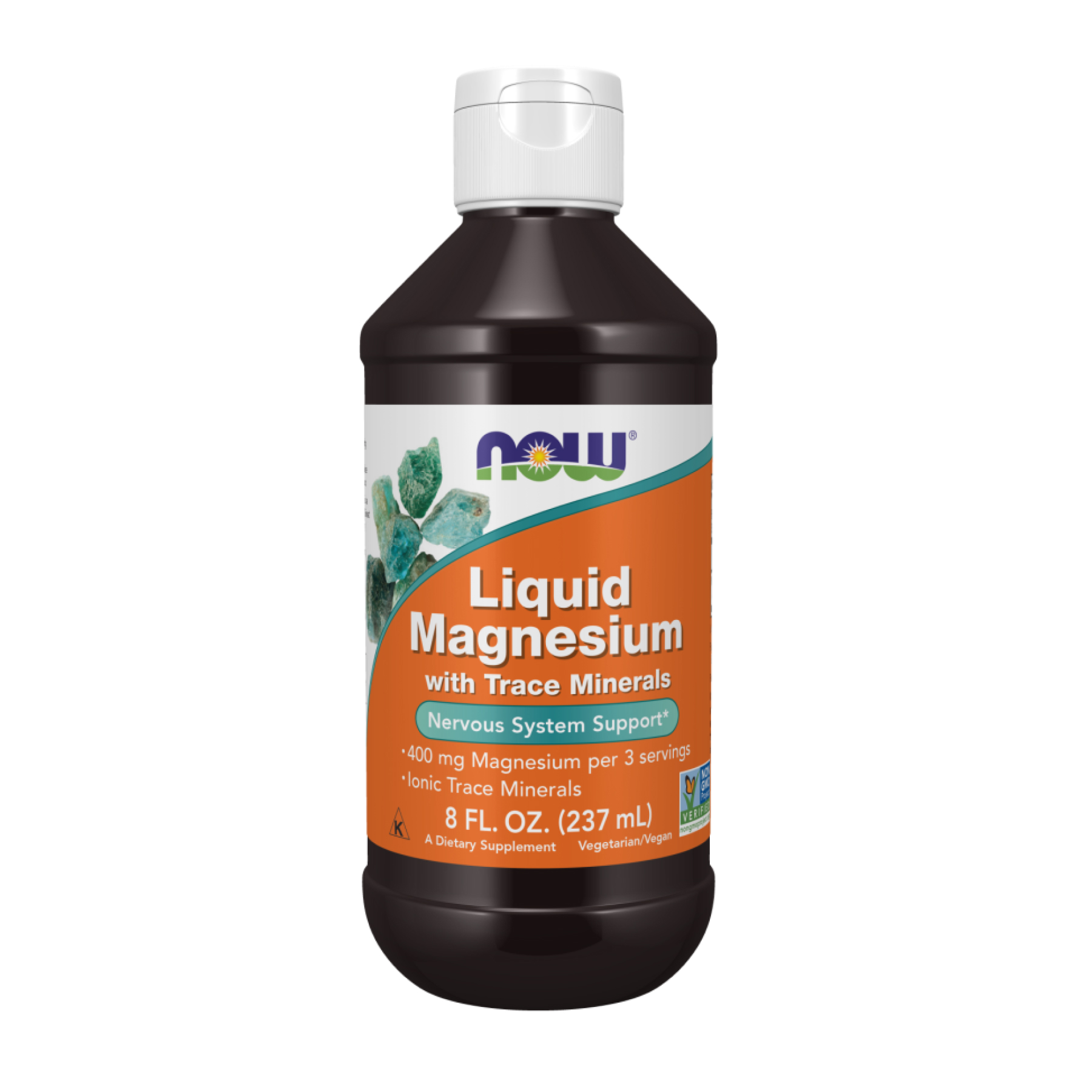 Рідкий магній з мікроелементами, Now Foods Liquid Magnesium with Trace Minerals, 237 мл
