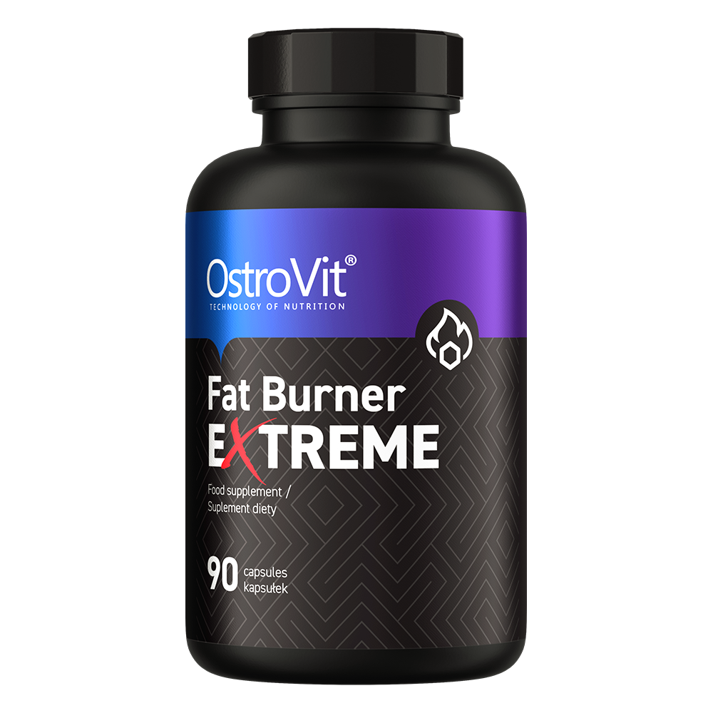 Жироспалювач, OstroVit Fat Burner Extreme, 90 капсул