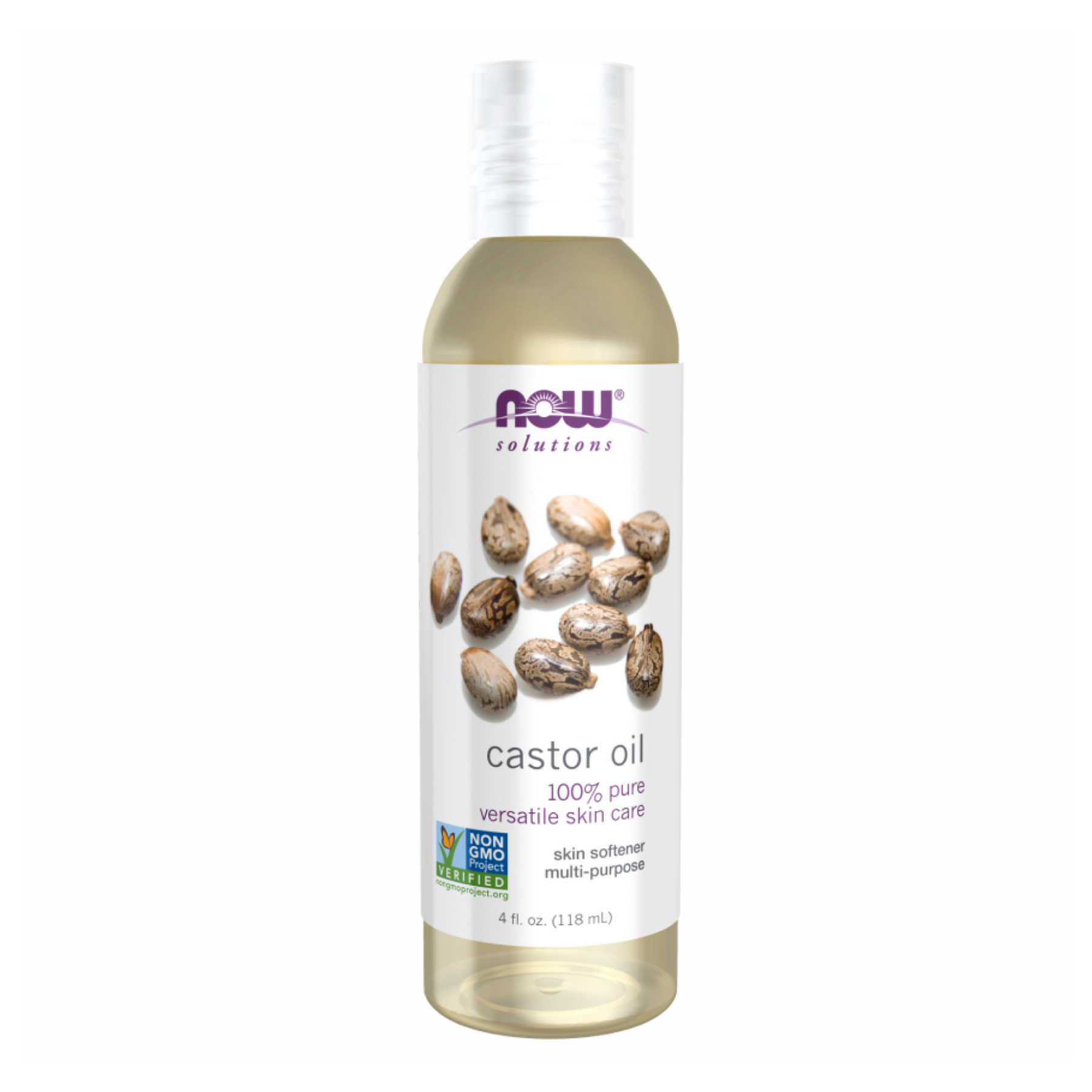 Касторова олія, Now Foods Castor Oil, 118 мл