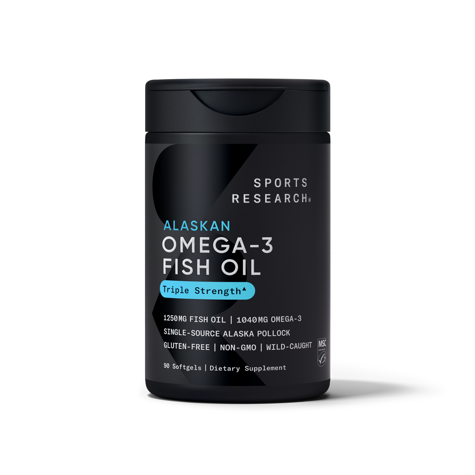Omega-3 Fish Oil Alaska Pollock 1250mg - 90 softgels