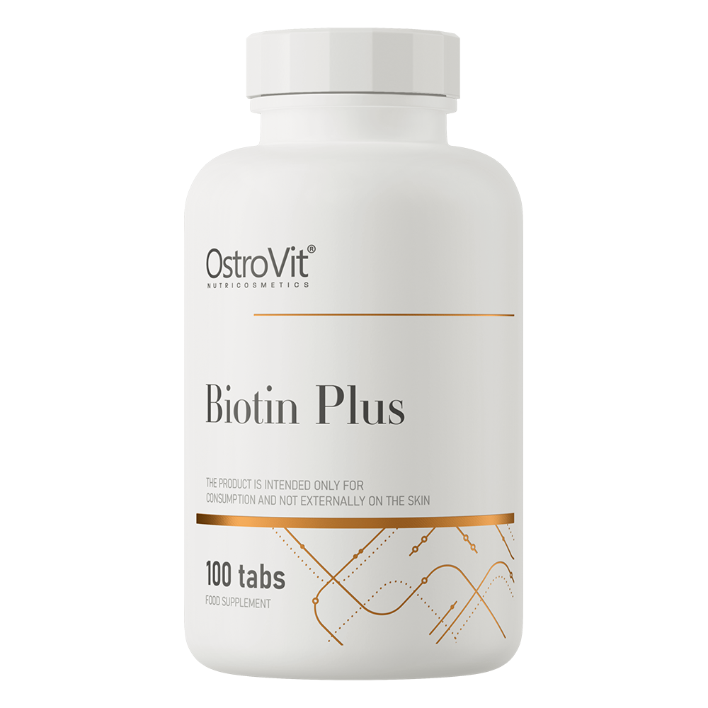 Біотин, OstroVit Biotin Plus, 100 таблеток