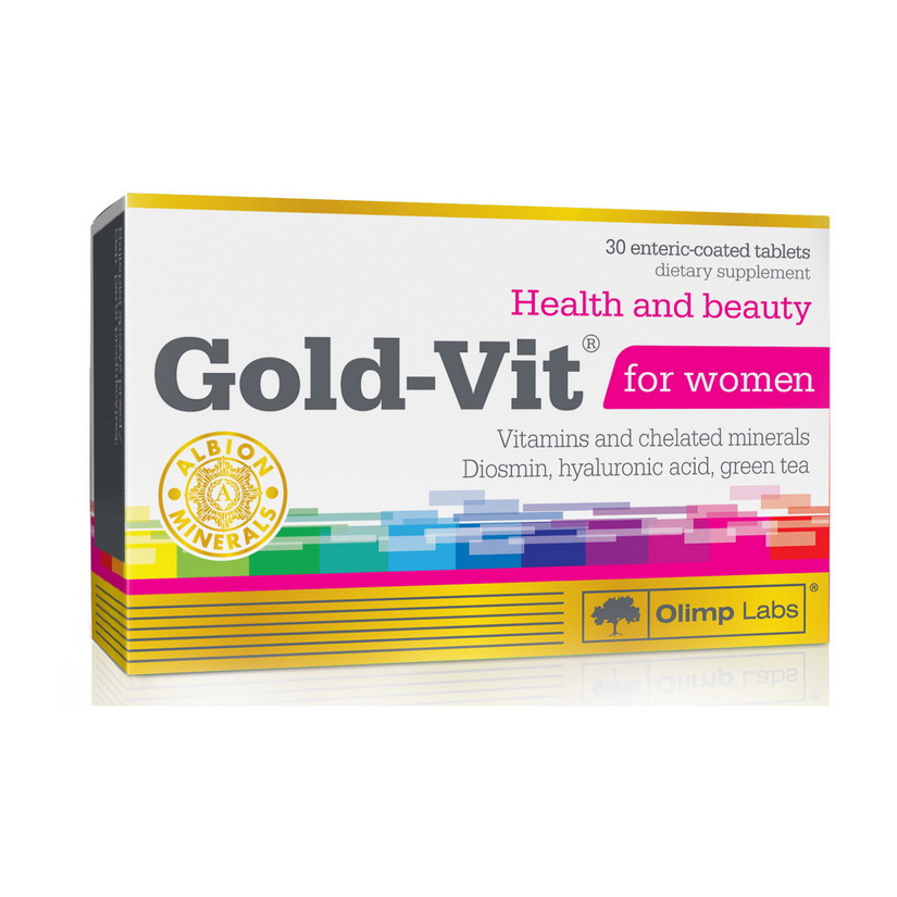 Мультивітаміни для жінок, Olimp Nutrition Gold-Vit For Women, 30 таблеток