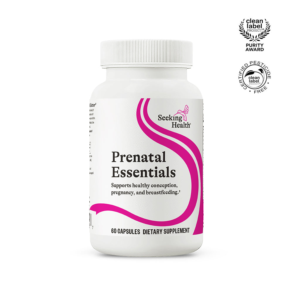 Поживна основа для вагітних, Prenatal Essentials, Seeking Health, 60 капсул