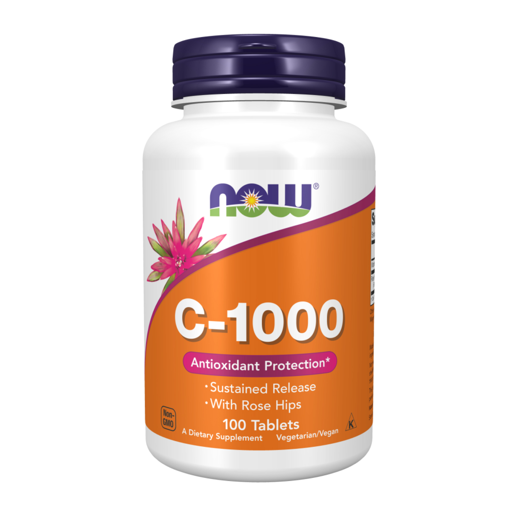 Вітамін С з шипшиною, Now Foods C-1000, 1000 мг, 100 таблеток