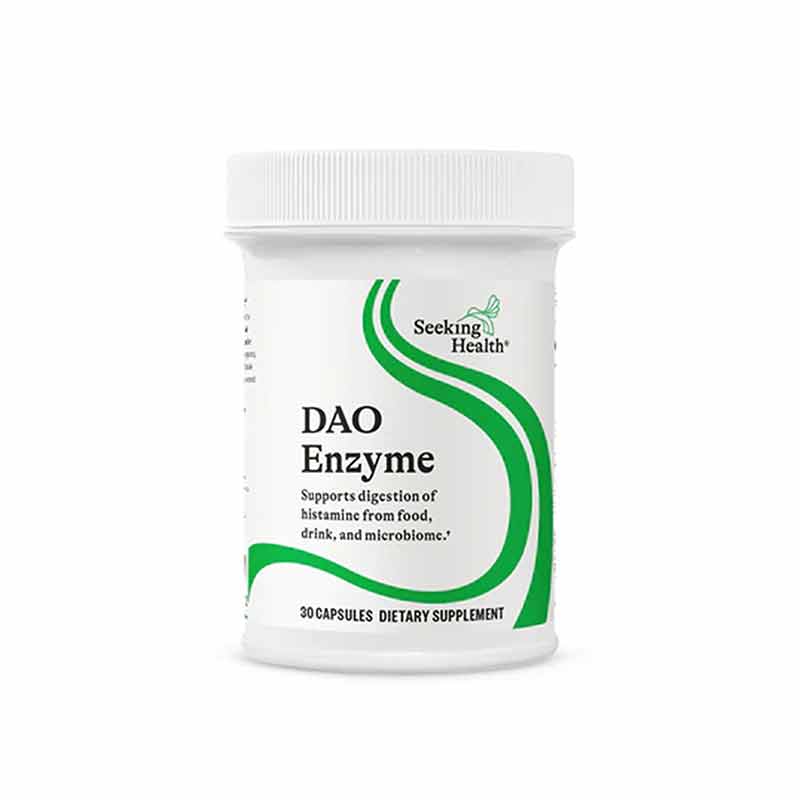 Фермент ДАО, перетравлення гістаміну, DAO Enzyme, Seeking Health, 30 капсул