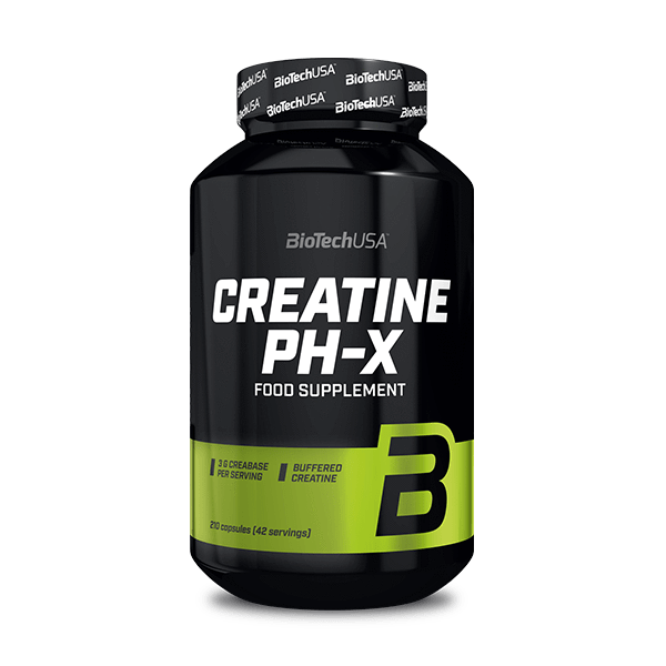 Креатин, BioTech Creatine pH-X, 210 капсул
