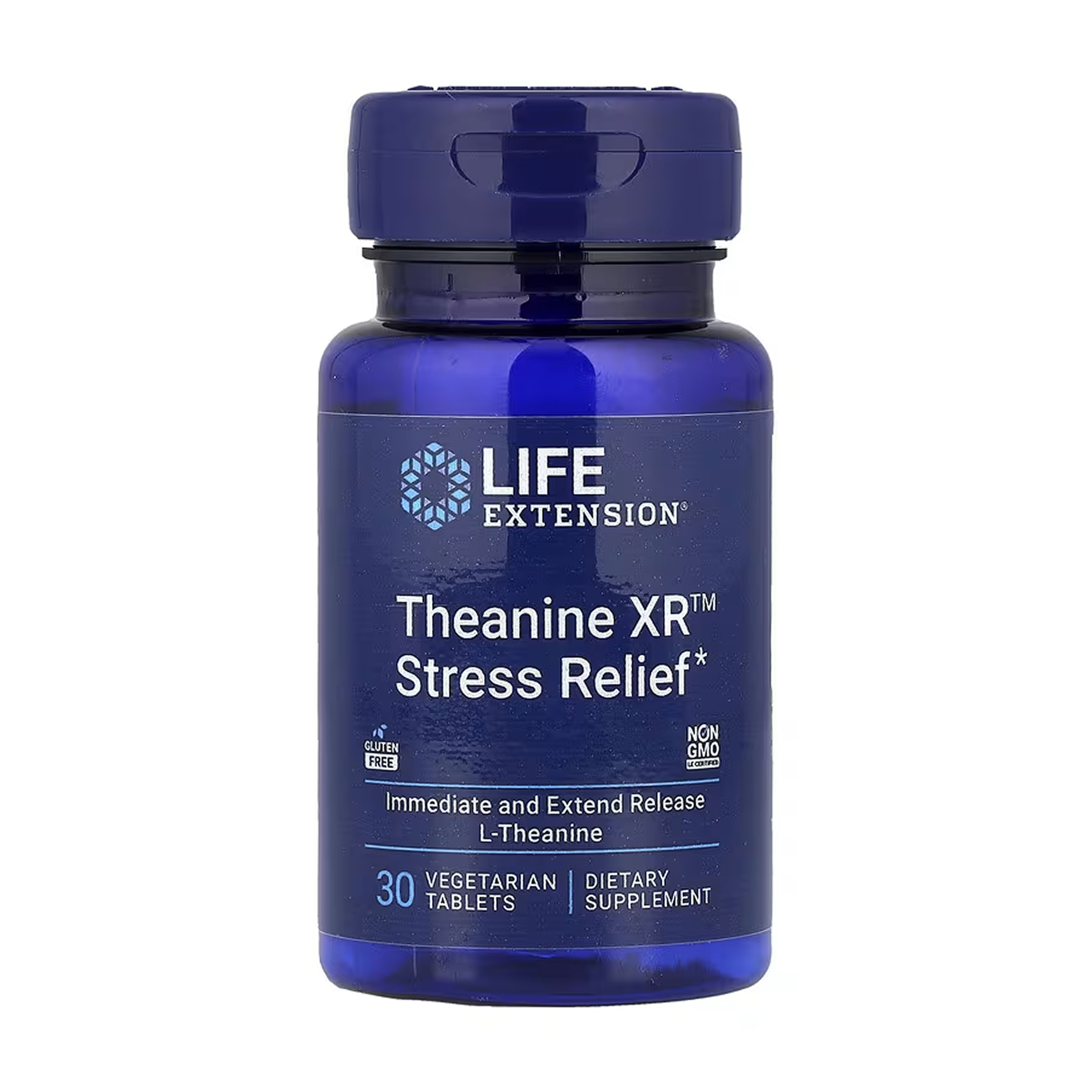 Теанін для зняття стресу, Life Extension Theanine XR Stress Relief, 30 таблеток