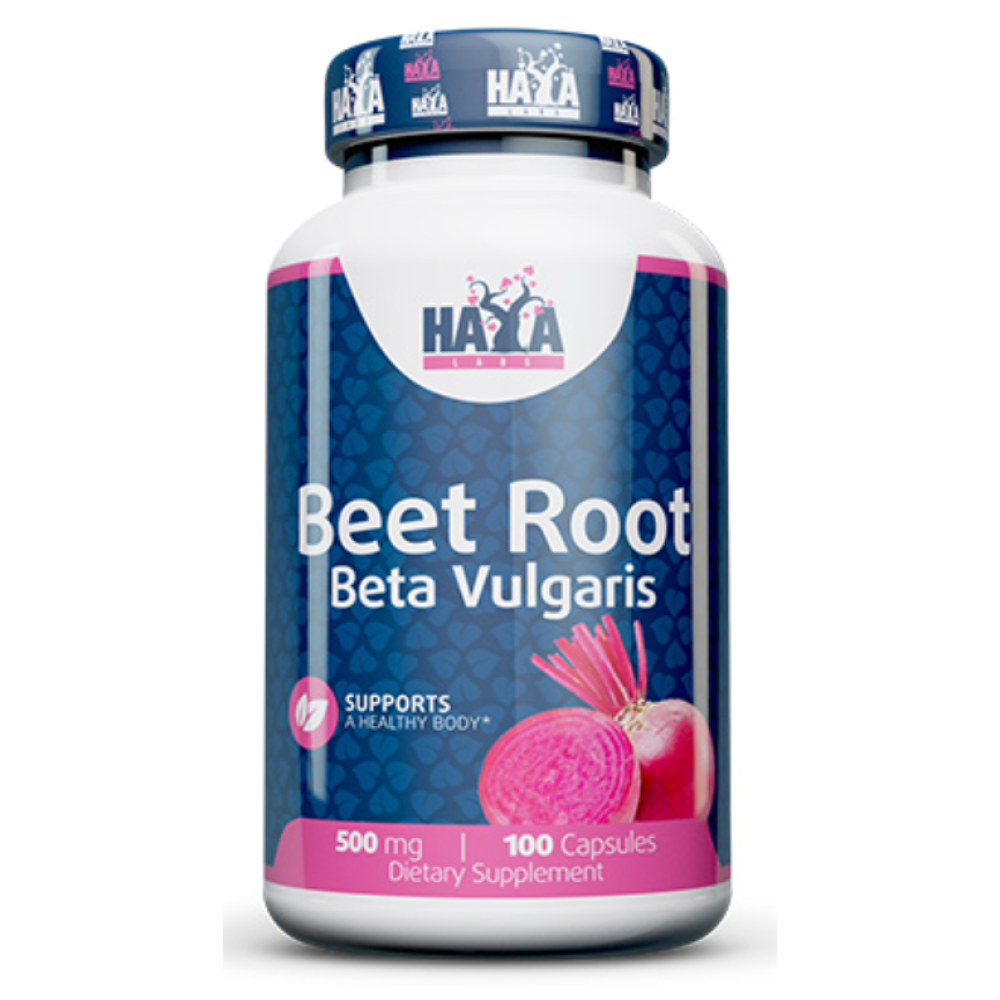 Екстракт кореня буряка, Haya Labs Beet Root, 500 мг, 100 капсул
