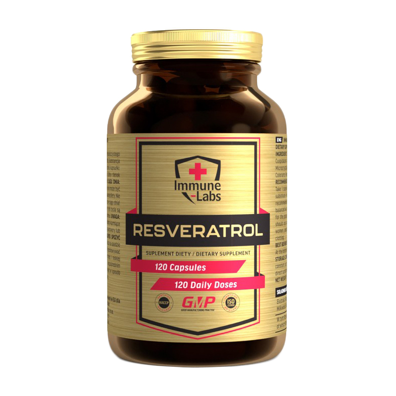 Ресвератрол для здоров'я серця, Immune Labs Resveratrol, 120 капсул