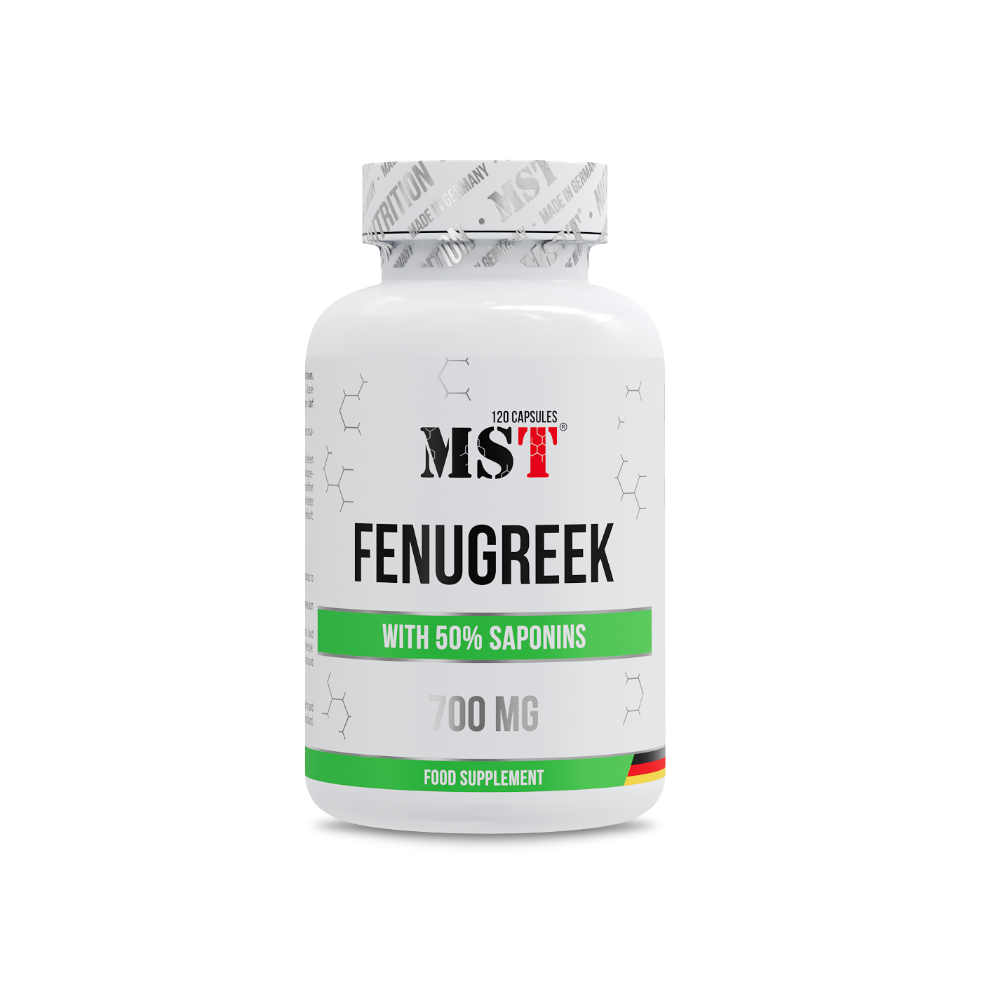 Пажитник, MST Fenugreek, 700 мг, 120 капсул