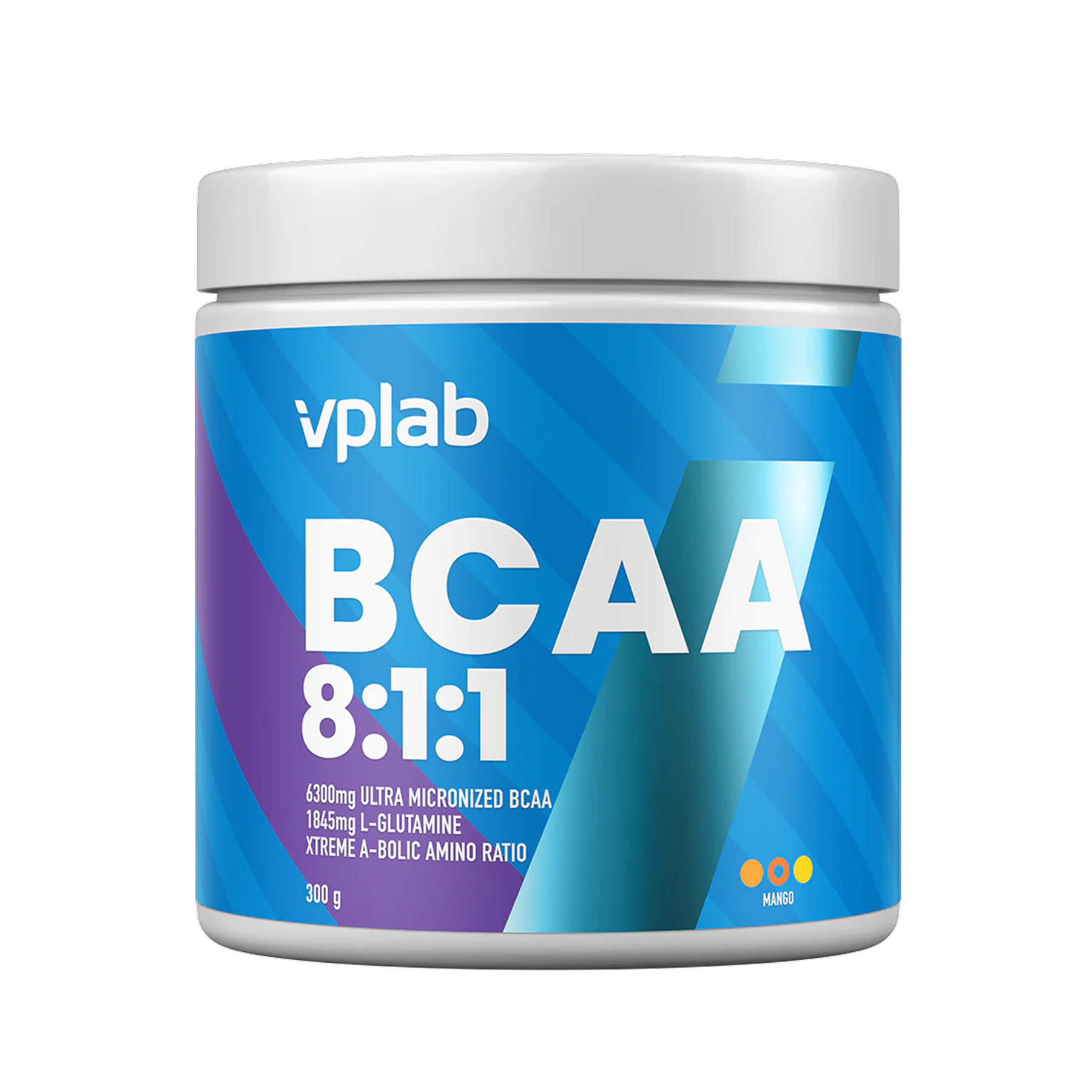 BCAA, VP Lab BCAA 8:1:1, 300 г (Манго)