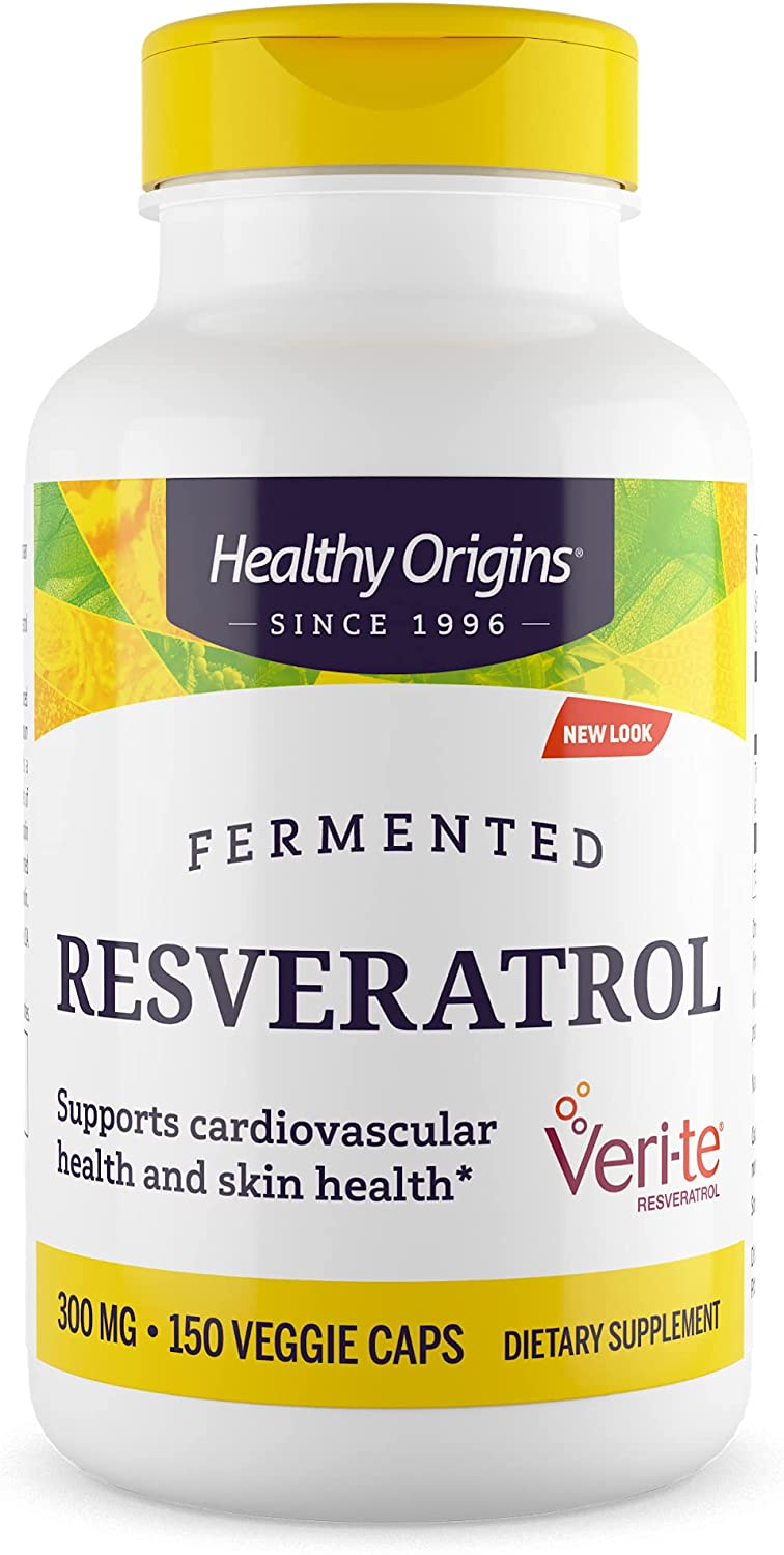 Ресвератрол, Healthy Origins Active Trans Resveratrol, 300 мг, 150 вегетаріанських капсул