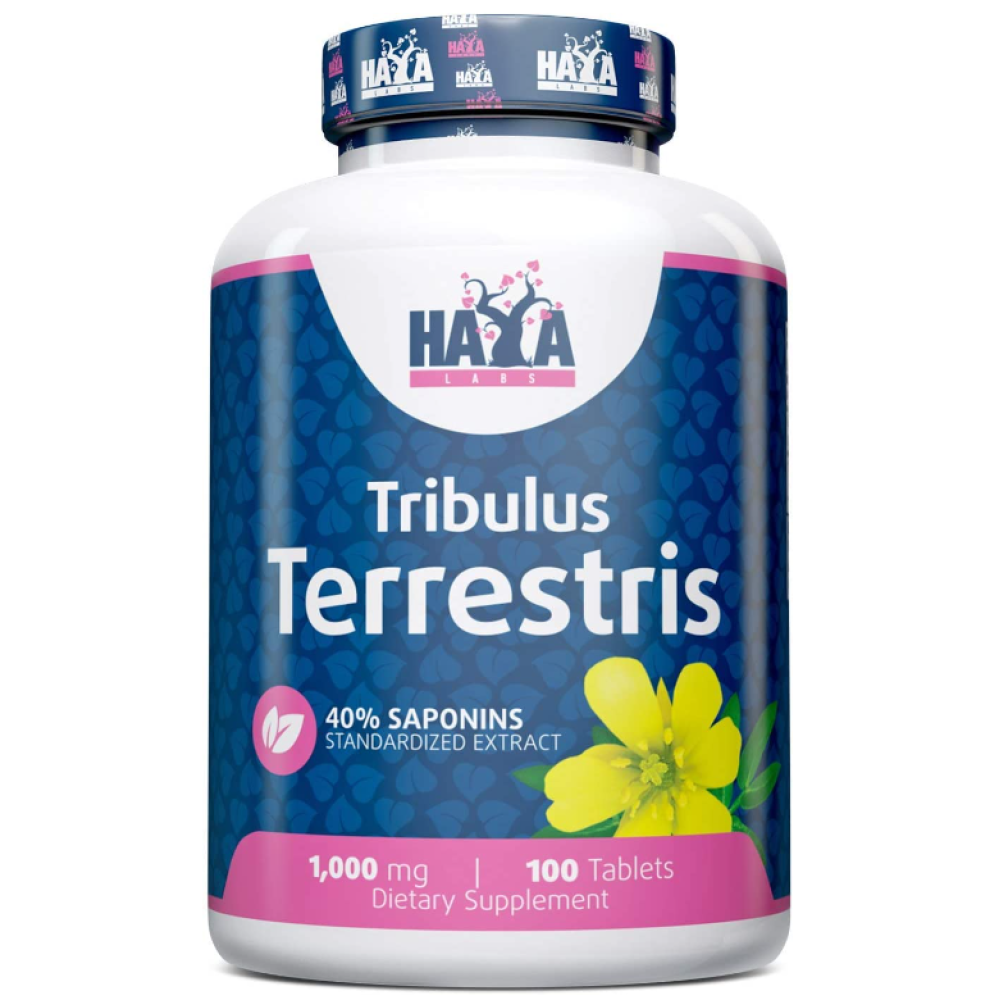 Трибулус террестріс, Haya Labs Tribulus Terrestris, 1000 мг, 100 таблеток