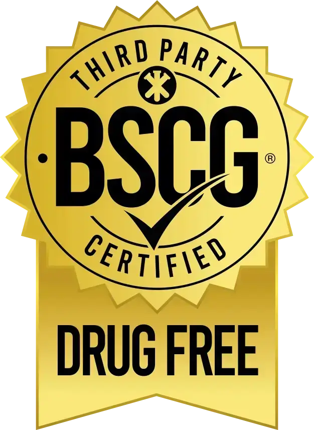 BSCG Certified Drug Free